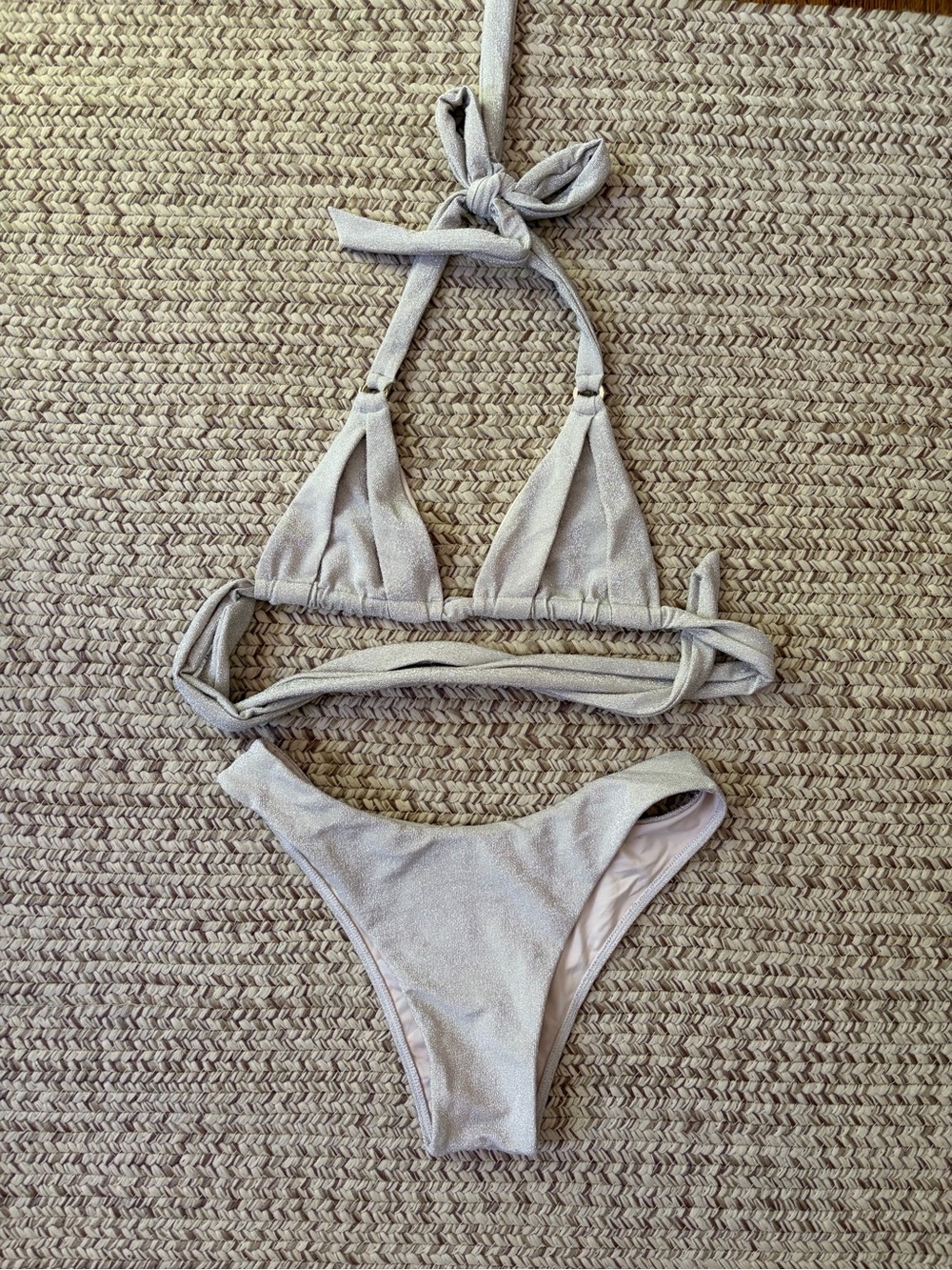 NWOT Monday Swimwear shimmer bikini